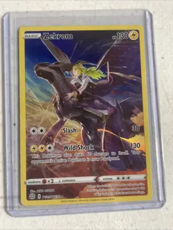 SWSH09: Brilliant Stars ZEKROM Trainer Gallery Full Art #TG05/TG30 Pokemon TCG - Image 1