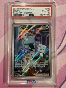 PSA 10 Pokemon tcg Eiscue 205/193 Sv02: Paldea Evolved Holo Illustration Rare. - Image 1