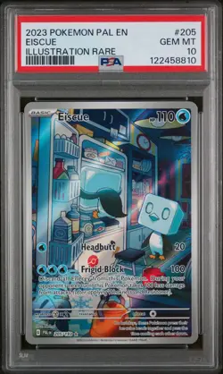 PSA 10 Pokemon tcg Eiscue 205/193 Sv02: Paldea Evolved Holo Illustration Rare. - Image 3