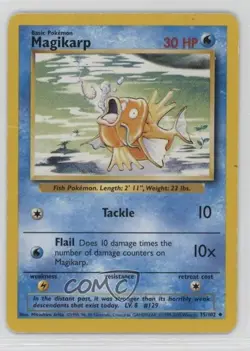 Magikarp 1999-2000 Printing Pokemon Base Set #35 1999 - Image 1
