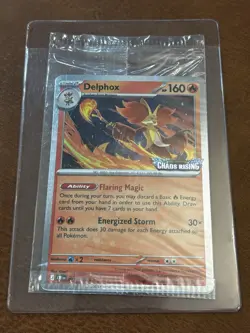 Pokemon TCG Sealed Delphox 021/036 Chaos Rising Holo Promo - Image 1