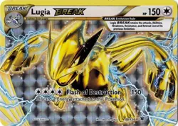 Lugia BREAK - Holo 79/124 Rare BREAK Pokemon XY - Fates Collide Near Mint - Image 1