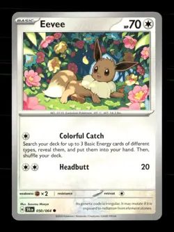 Eevee 050/064 Shrouded Fable NM/M Pokemon - Image 1