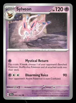 Sylveon 022/064 Shrouded Fable NM/M Pokemon - Image 1