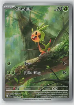 Pokemon Chespin #087/086 ME04: Chaos Rising Near Mint or Better - Image 1