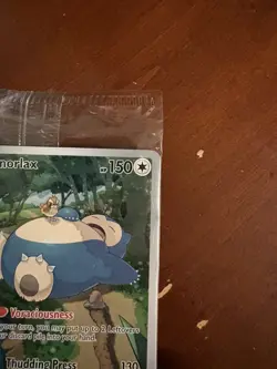 SEALED 2023 Snorlax Black Star Alt Art SVP 051 Pokemon 151 Promo English Holo - Image 2