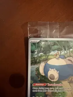 SEALED 2023 Snorlax Black Star Alt Art SVP 051 Pokemon 151 Promo English Holo - Image 3