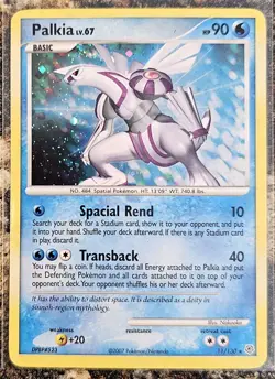 Pokemon 2007 Diamond & Pearl Palkia Promo Holo LP - Image 1
