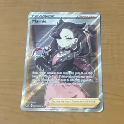 Pokemon TCG Marnie 200/202 Trainer Full Art Holo Ultra Rare Swsh01 S&S - Image 1
