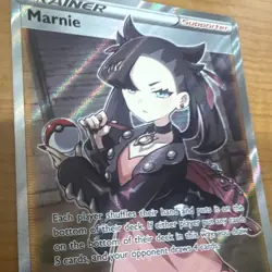 Pokemon TCG Marnie 200/202 Trainer Full Art Holo Ultra Rare Swsh01 S&S - Image 2