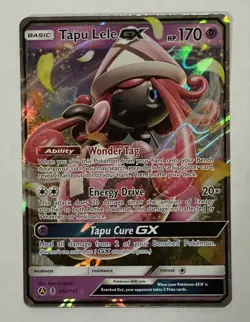 Tapu Lele GX 60/145 Guardians Rising Ultra Rare LP - Image 1