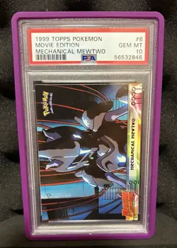 1999 Topps Pokemon Movie Edition Mechanical Mewtwo PSA 10 **Population 15** - Image 1