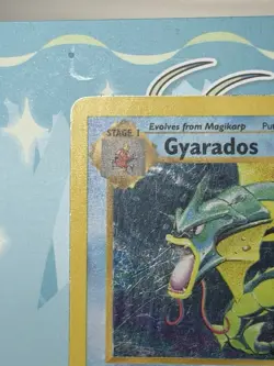 Pokemon TCG Gyarados Base Set Holo Rare 006/102 Shadowless English 1999 100 HP - Image 4