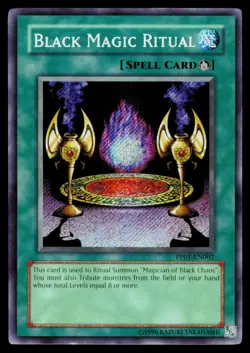 Black Magic Ritual - PP01-EN002 LP Secret Rare Premium Pack 1 Yu-Gi-Oh - Image 1