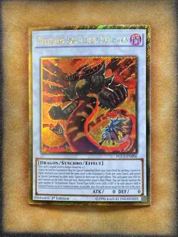 Yugioh Phantasmal Lord Ultimitl Bishbaalkin PGL3-EN006 Gold Secret Rare 1st LP - Image 1