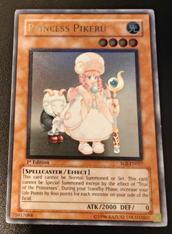 Yugioh Princess Pikeru SOI-EN027 Ultimate Rare NM 1st Edition - Image 1