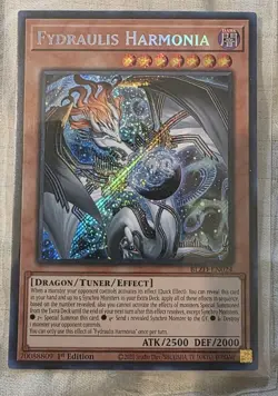 Konami Yu-Gi-Oh! Fydraulis Harmonia BLVO-EN024 Secret Rare - Image 1