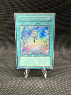 Yugioh Charge of the Light Brigade TDGS-EN089 Secret Rare 1st Ed NM - Image 1