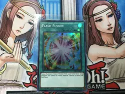 yugioh Flash Fusion super rare 1st edition HISU-EN057 - Image 1