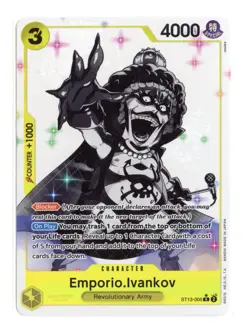 Emporio.Ivankov (Parallel) ST13-005 R One Piece Ultra Deck The Three Brothers NM - Image 1