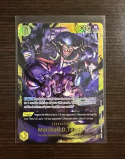Bandai One Piece Card Game OP-16 OP16-119 Marshall D Teach SP Foil EN 10000 - Image 1