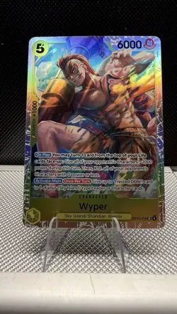 One Piece TCG Wyper OP15-114 Adventure On Kami’s Island Super Rare NM English - Image 1