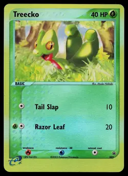 Pokemon Card - Treecko Nintendo Black Star Promos 003 Promo Reverse Holo - Image 1