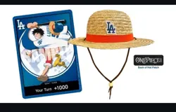Los Angeles Dodgers One Piece Luffy Promo Card Set / Straw Hat 2026 - PREORDER - Image 1