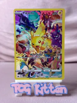 Pikachu 160/159 Card 'A' Secret Rare Crown Zenith TCGKITTEN - Image 1