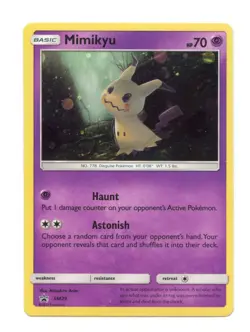 Mimikyu SM29 Promo Holo SM Promos Pokemon TCG Card English MP - Image 1