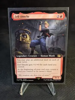 Magic the Gathering Final Fantasy Zell Dincht #468 Extended Art Card Regular - Image 1