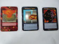Illuminati New World Order 3 cards- Pentagon, Enough is Enough & Terrorist Nuke - Image 1