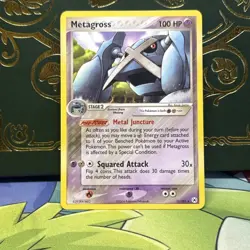 Pokemon Card - Metagross Hidden Legends 11/101 Rare Non-Holo NM - Image 1