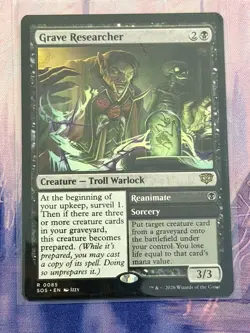 Grave Researcher (0085) - MTG Secrets of Strixhaven SOS - Regular - (NM) - Image 1
