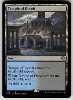 Temple of Deceit Rare Starter Commander Decks 324 MTG Near Mint 2022 - Image 1