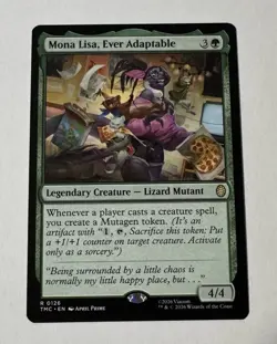 Mona Lisa, Ever Adaptable Commander Teenage Mutant Ninja Turtles MTG NM - Image 1