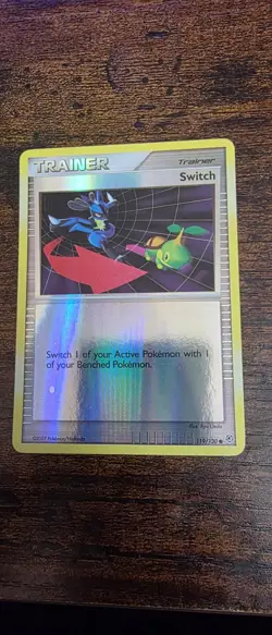 Switch 119/130 Common Diamond & Pearl Pokemon Reverse Holo Lightly Played - Image 1