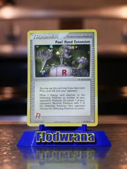 Pow! Hand Extension NM 85/109 Reverse Holo Pokemon EX Team Rocket Returns - Image 1