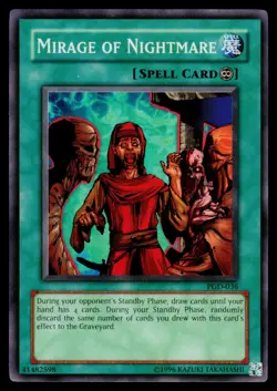 Mirage of Nightmare - PGD-036 LP Super Rare Pharaonic Guardian Yu-Gi-Oh - Image 1