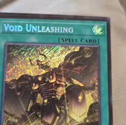 Yu-Gi-Oh! TCG Void Unleashing BLGG-EN025 Secret Rare 1st EN - Image 1