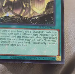 Yu-Gi-Oh! TCG Void Unleashing BLGG-EN025 Secret Rare 1st EN - Image 4