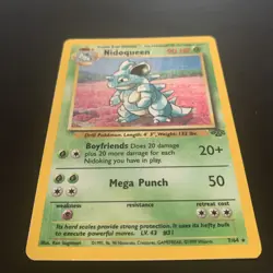 Nidoqueen 7/64 Pokemon TCG Jungle Set Unlimited Holo - *Damaged Read Description - Image 3