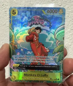 MONKEY.D.LUFFY OP07-109 TREASURE RARE NEAR MINT - Image 1