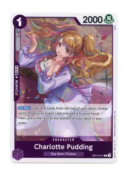 Charlotte Pudding OP12-071 R One Piece Legacy of the Master English NM - Image 1