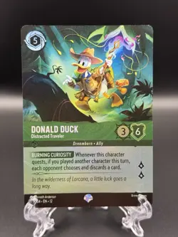 Donald Duck Distracted Traveler 212/204 Epic Wilds Unknown NM Disney Lorcana - Image 1