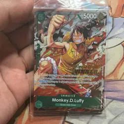 Bandai One Piece Card Game Monkey D. Luffy P-135 Release Event Winner Holo - Image 3