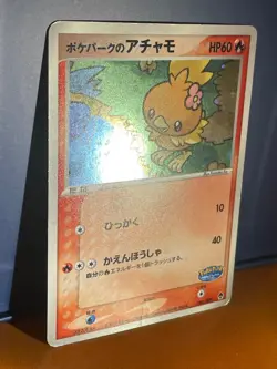 2005 Pokemon Card PokePark Forest Promo Torchic 002/009 - Premium File Rare Holo - Image 2