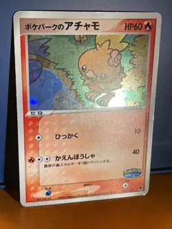 2005 Pokemon Card PokePark Forest Promo Torchic 002/009 - Premium File Rare Holo - Image 3