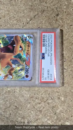 Charizard PSA 10 Graded PKM Card Mystery Pack Trading Card Game G2U - Image 3