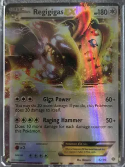 Pokemon Regigigas EX BW 2012 Next Destinities Card 82/99 - Image 1
